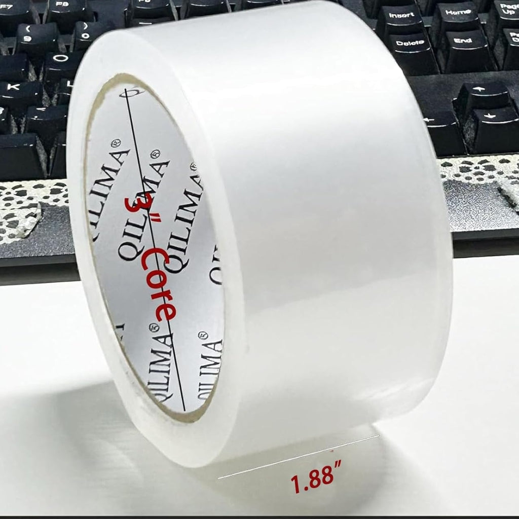 Klar pakketape 48 mm x 66 m, 6 ruller